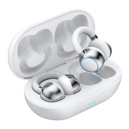 F11 Ear-hook Bone Conduction Wireless Bluetooth Earphone(White) - Bluetooth Earphone by buy2fix | Online Shopping UK | buy2fix