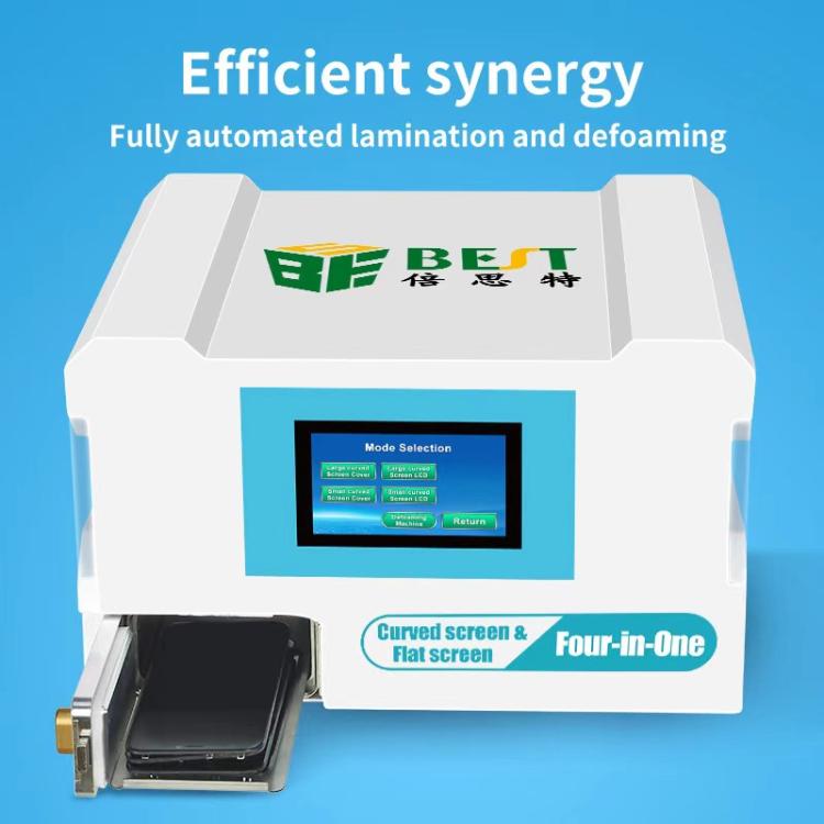 BEST B-528 4 in 1 7 inch Intelligent Laminating and Defoaming Machine Built-in Vacuum Pump, Plug:UK Plug - Laminator Machine by BEST | Online Shopping UK | buy2fix
