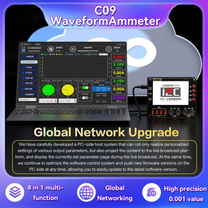 i2C C09 Charge Detection / Voltage Measurement Digital Waveform Ammeter, Model:With Expansion  Board - Test Tools by i2C | Online Shopping UK | buy2fix