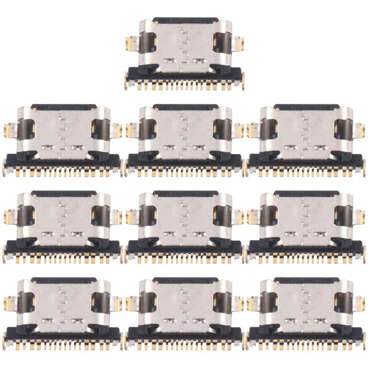 For vivo S18 V2323A 10pcs Original Charging Port Connector - Single Tail Connector by buy2fix | Online Shopping UK | buy2fix
