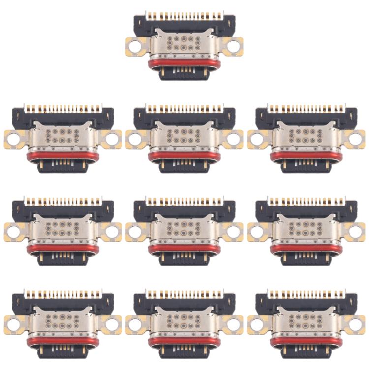 For vivo X Fold2 10pcs Original Charging Port Connector - Single Tail Connector by buy2fix | Online Shopping UK | buy2fix