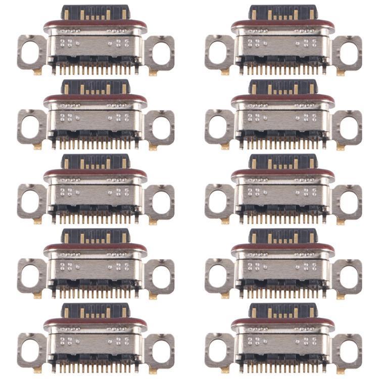 For Xiaomi Redmi Note 13 Pro+ 10pcs Original Charging Port Connector - Tail Connector by buy2fix | Online Shopping UK | buy2fix