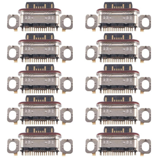 For Xiaomi Redmi Note 13 Pro+ 10pcs Original Charging Port Connector - Tail Connector by buy2fix | Online Shopping UK | buy2fix