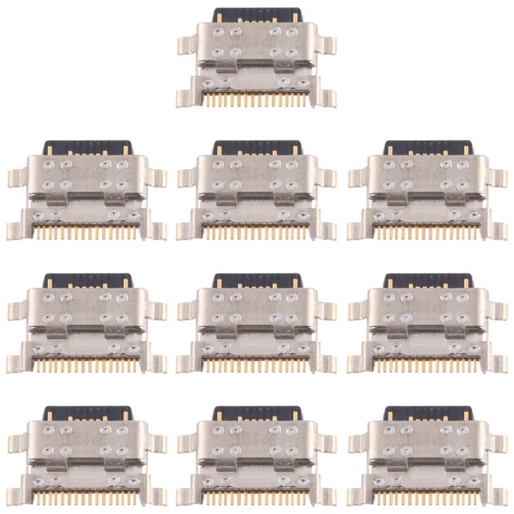 For Motorola Moto G82 10pcs Original Charging Port Connector - Others by buy2fix | Online Shopping UK | buy2fix
