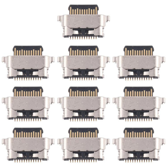 For Motorola Moto G60s 10pcs Original Charging Port Connector - Others by buy2fix | Online Shopping UK | buy2fix
