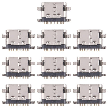 10pcs Original 12 Pin Charging Port Connector, Model:Middle Pin Position - Single Tail Connector by buy2fix | Online Shopping UK | buy2fix