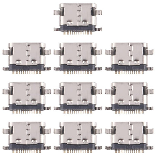 10pcs Original 12 Pin Charging Port Connector, Model:Middle Pin Position