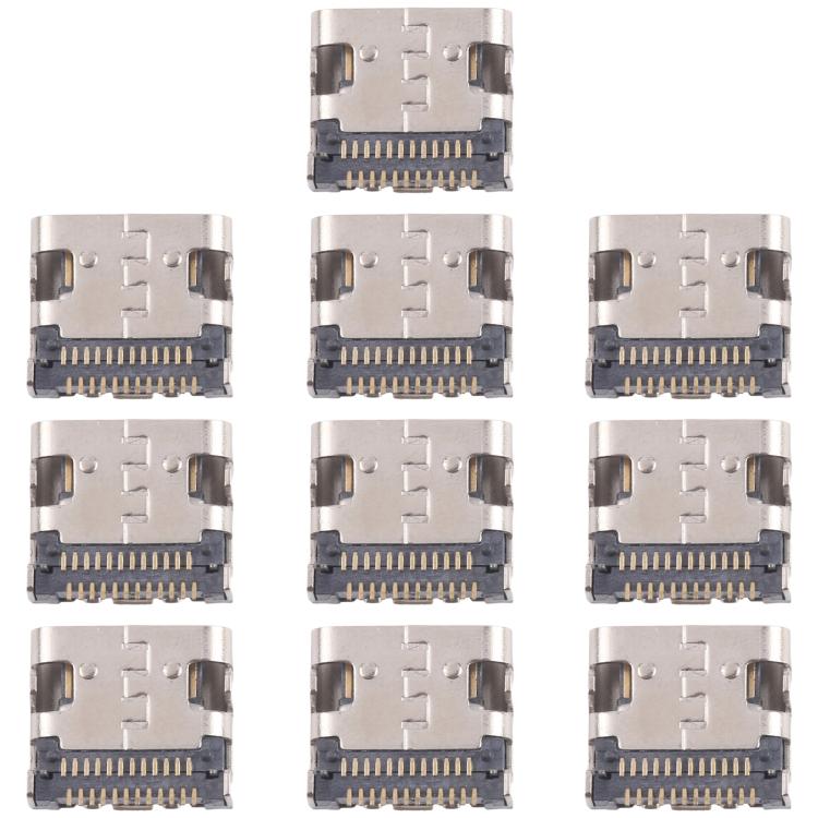 10pcs Original 12 Pin Charging Port Connector, Model:Four-pin Contacts - Single Tail Connector by buy2fix | Online Shopping UK | buy2fix