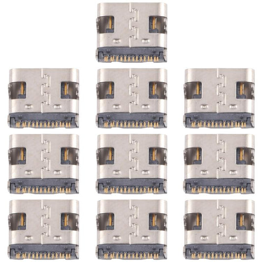 10pcs Original 12 Pin Charging Port Connector, Model:Dual-row Contact Pins - Single Tail Connector by buy2fix | Online Shopping UK | buy2fix
