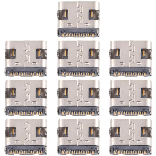 10pcs Original 12 Pin Charging Port Connector, Model:Dual-row Contact Pins