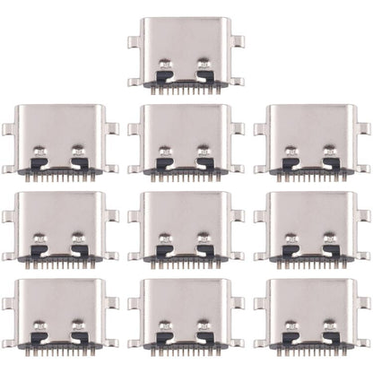 10pcs Original 12 Pin Charging Port Connector, Model:Four Pins Lower - Single Tail Connector by buy2fix | Online Shopping UK | buy2fix