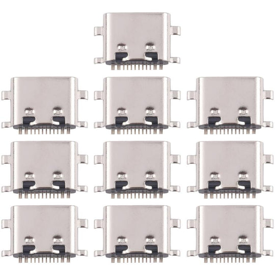 10pcs Original 12 Pin Charging Port Connector, Model:Four Pins Lower