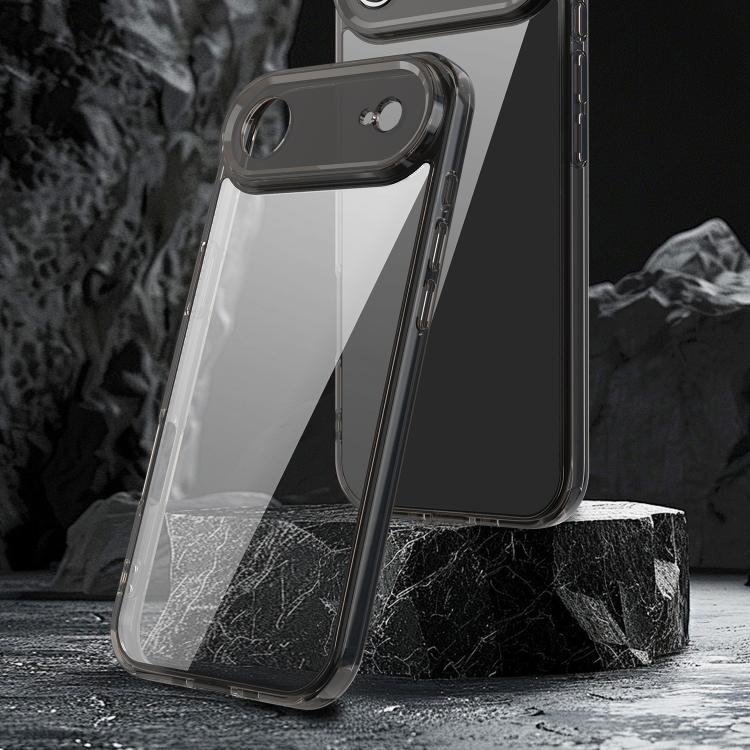 For iPhone Air PC Hybrid TPU Airbag Shockproof Phone Case(Transparent Black) - iPhone Air Cases by buy2fix | Online Shopping UK | buy2fix