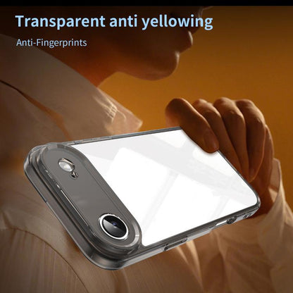 For iPhone Air PC Hybrid TPU Airbag Shockproof Phone Case(Transparent Black) - iPhone Air Cases by buy2fix | Online Shopping UK | buy2fix