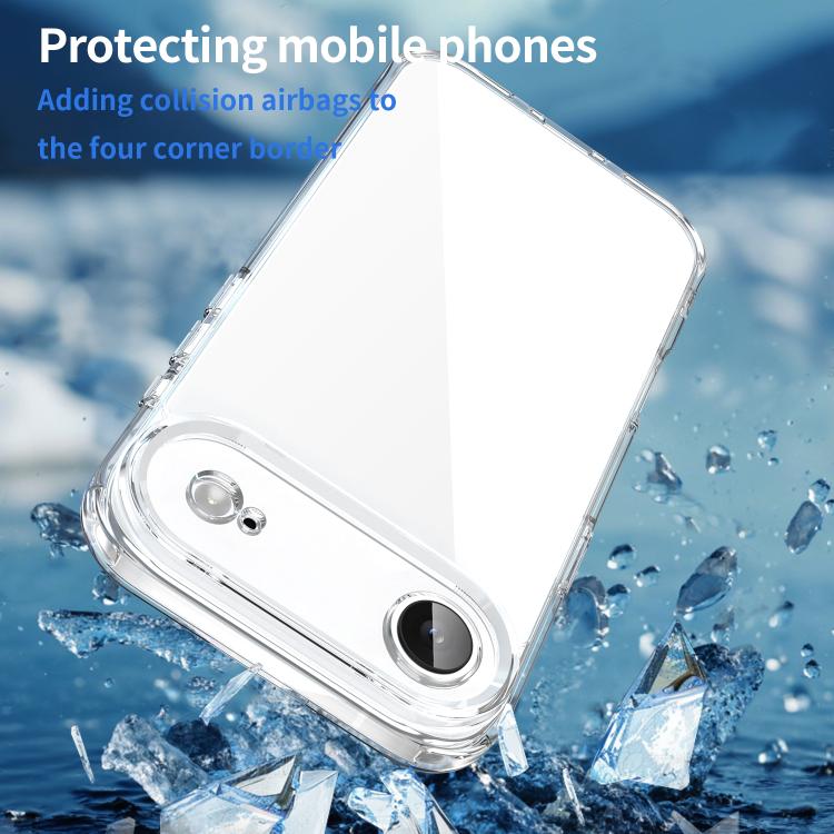 For iPhone Air PC Hybrid TPU Airbag Shockproof Phone Case(Transparent) - iPhone Air Cases by buy2fix | Online Shopping UK | buy2fix