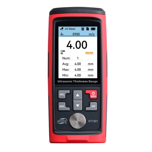 BENETECH GT1201 Ultrasonic Thickness Meter Tester Gauge, Measure Range: 1.0-300mm - Coating Thickness Gauge by BENETECH | Online Shopping UK | buy2fix