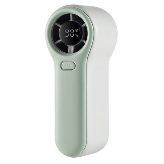 H02 HD Digital Display High Speed Mini Handheld Fan(Green) - Electric Fans by buy2fix | Online Shopping UK | buy2fix