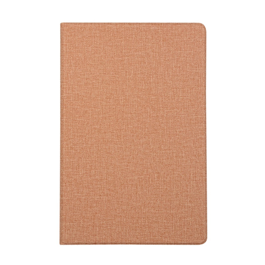 For Samsung Galaxy Tab S8+ / Tab S8 Plus /  Tab S7 FE / Tab S7+ / T970 Fabric Texture Horizontal Flip PU Leather Case with Holder(Gold) - Galaxy Tab S8+ Cases by buy2fix | Online Shopping UK | buy2fix