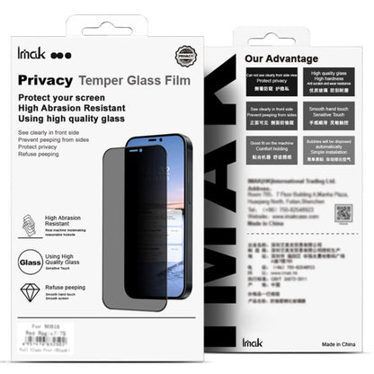 For Huawei Pura X IMAK Privacy Full Coverage Tempered Back Screen Glass Film - Huawei Tempered Glass by imak | Online Shopping UK | buy2fix