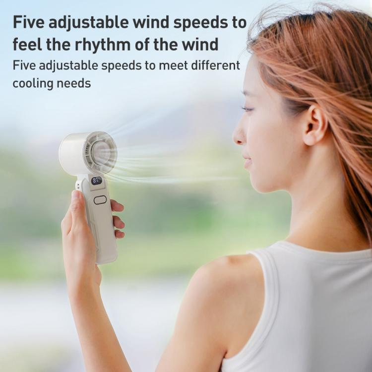 RD21 Folding Cooling Handheld Fan(White) - Electric Fans by buy2fix | Online Shopping UK | buy2fix