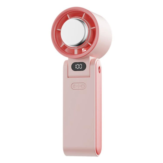 Y19 Smart Ice Compress Folding Handheld Fan(Daisy Red)