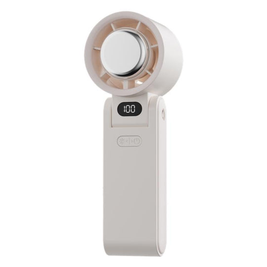 Y19 Smart Ice Compress Folding Handheld Fan(White)