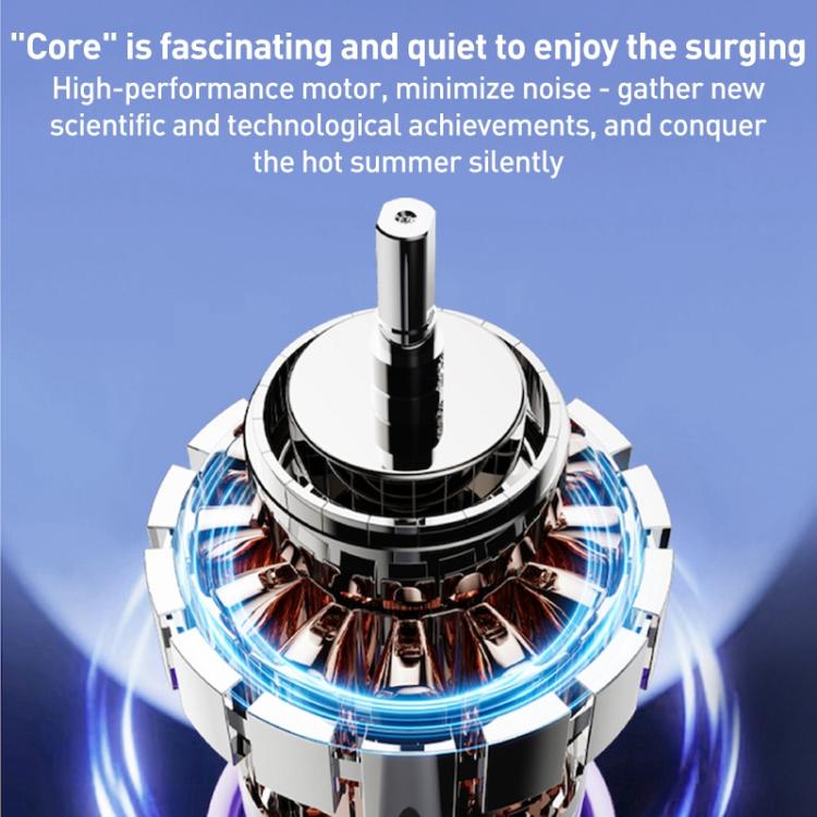 Y19 Smart Ice Compress Folding Handheld Fan(White) - Electric Fans by buy2fix | Online Shopping UK | buy2fix