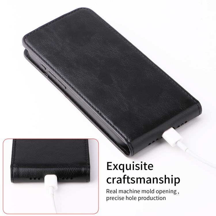 For Google Pixel 10 5G / 10 Pro 5G Magnetic Vertical Flip Leather Phone Case with Buckle(Black) - Google Cases by buy2fix | Online Shopping UK | buy2fix