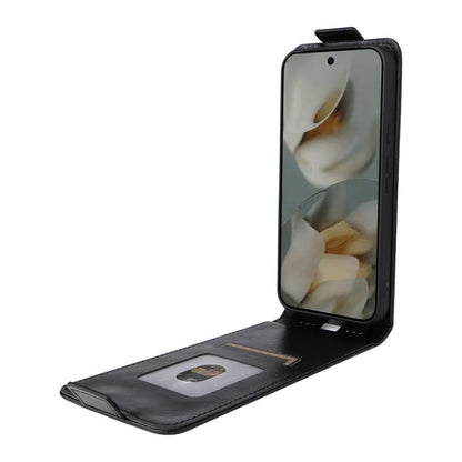 For Google Pixel 10 Pro XL 5G Magnetic Vertical Flip Leather Phone Case with Buckle(Black) - Google Cases by buy2fix | Online Shopping UK | buy2fix