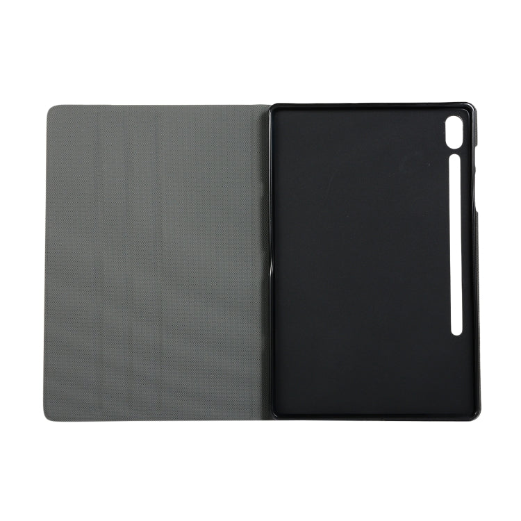 For Samsung Galaxy Tab S8+ / Tab S8 Plus /  Tab S7 FE / Tab S7+ / T970 Horizontal Flip Elasticity PU + TPU Leather Case with Holder(Dark Blue) - Galaxy Tab S8+ Cases by buy2fix | Online Shopping UK | buy2fix