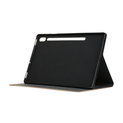 For Samsung Galaxy Tab S8+ / Tab S8 Plus /  Tab S7 FE / Tab S7+ / T970 Horizontal Flip Elasticity PU + TPU Leather Case with Holder(Dark Blue) - Galaxy Tab S8+ Cases by buy2fix | Online Shopping UK | buy2fix