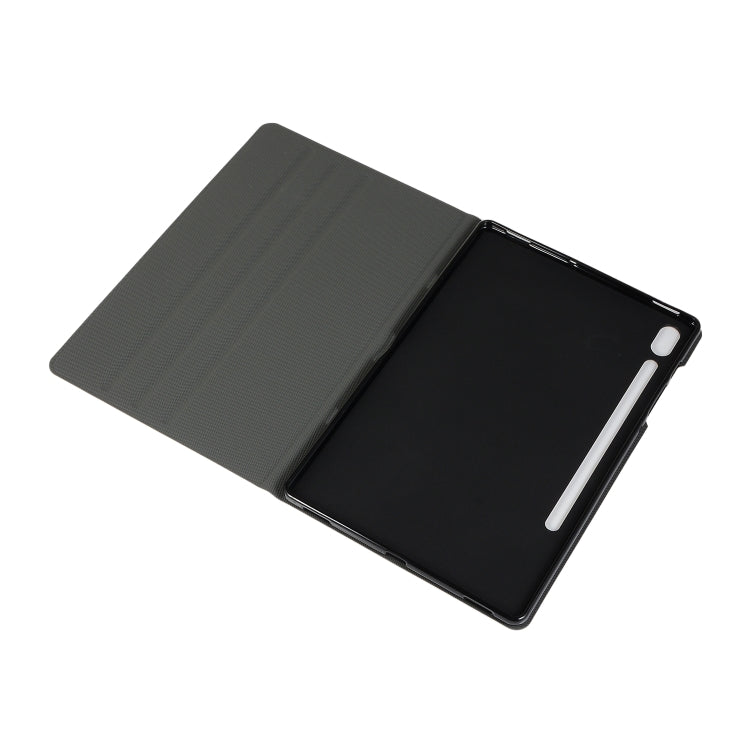 For Samsung Galaxy Tab S8+ / Tab S8 Plus /  Tab S7 FE / Tab S7+ / T970 Horizontal Flip Elasticity PU + TPU Leather Case with Holder(Dark Blue) - Galaxy Tab S8+ Cases by buy2fix | Online Shopping UK | buy2fix