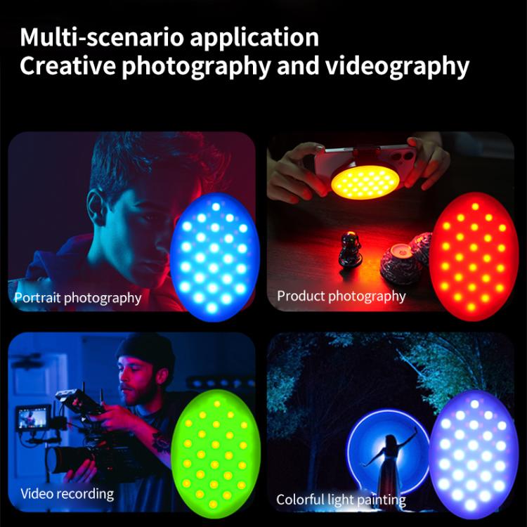 GZ-668 Full Color Portable Pocket Fill Light(Cold/Warm/White Light) - Selfie Light by buy2fix | Online Shopping UK | buy2fix
