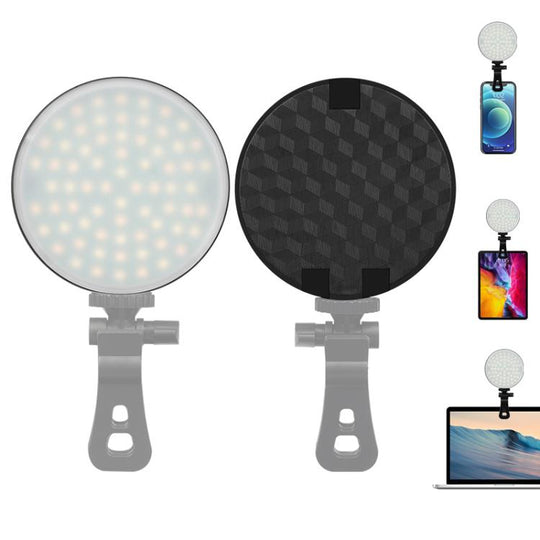 GZ-669 Full Color Round Portable Pocket Fill Light(Cold/Warm/White Light)