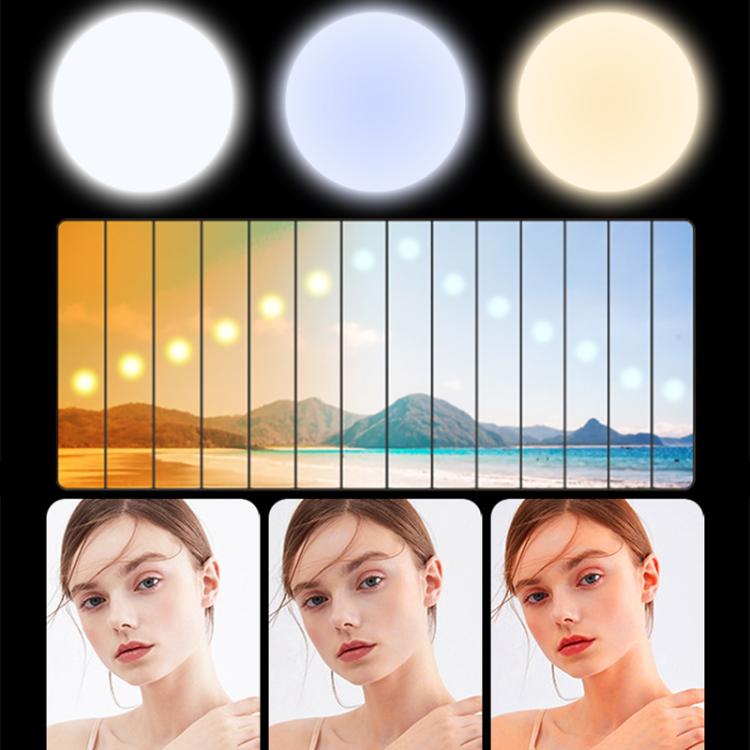 GZ-669 Full Color Round Portable Pocket Fill Light(RGB Light) - Selfie Light by buy2fix | Online Shopping UK | buy2fix