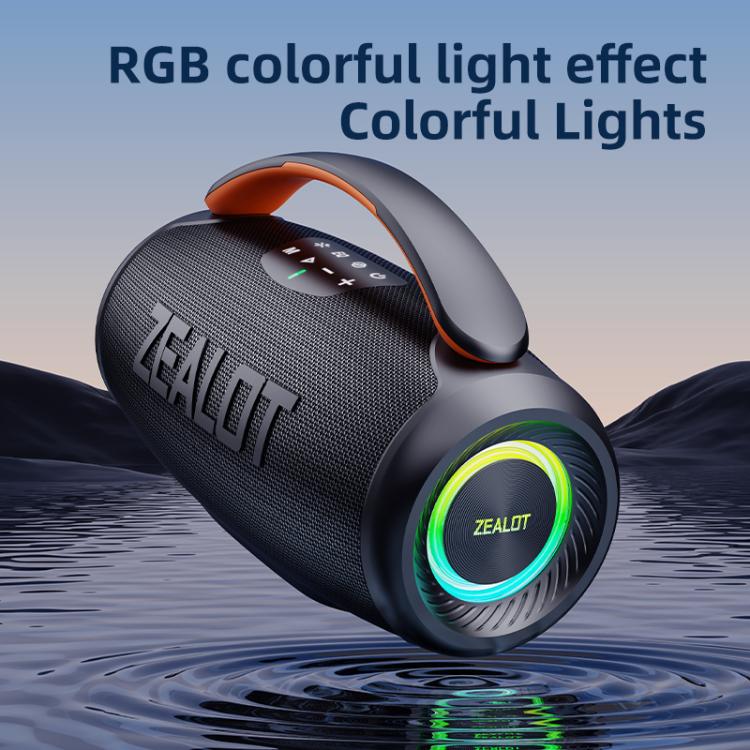Zealot P11 50W Portable Outdoor RGB Bluetooth Speaker(Camouflage) - Desktop Speaker by ZEALOT | Online Shopping UK | buy2fix