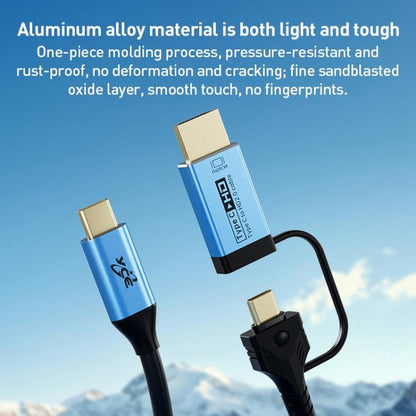 YCE-V292 2 in 1 Type-C to Type-C and HDMI2.0 Adapter Cable - Cable by buy2fix | Online Shopping UK | buy2fix