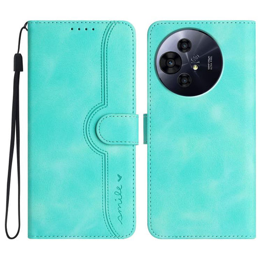 For TCL 50 Pro NxtPaper Heart Pattern Skin Feel Leather Phone Case(Light Blue)