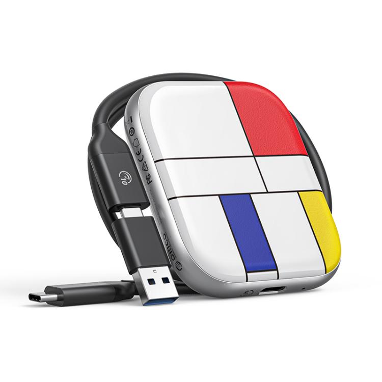 ORICO-H5 2.5 inch Mondrian-Inspired Portable Type-C External SSD, Memory:128GB - Solid State Drives by ORICO | Online Shopping UK | buy2fix