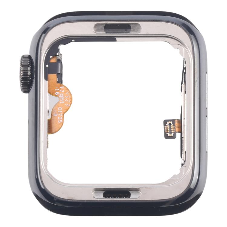 For Apple Watch Series 5 40mm LTE Graphite Steel Middle Frame Bezel Plate with Crown Spin Axis Flex Cable - Middle Frame by buy2fix | Online Shopping UK | buy2fix