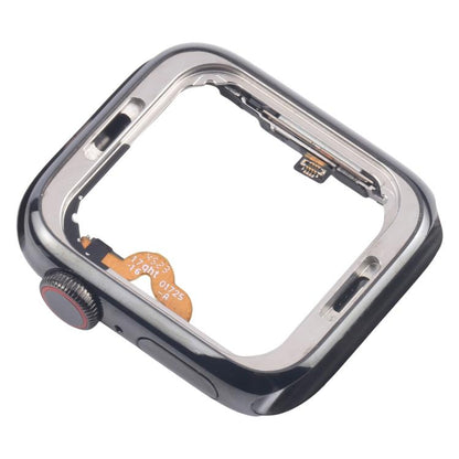 For Apple Watch Series 5 40mm LTE Graphite Steel Middle Frame Bezel Plate with Crown Spin Axis Flex Cable - Middle Frame by buy2fix | Online Shopping UK | buy2fix