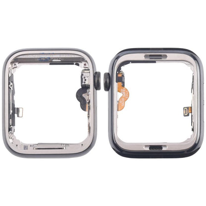 For Apple Watch Series 4 44mm LTE Graphite Steel Middle Frame Bezel Plate with Crown Spin Axis Flex Cable - Middle Frame by buy2fix | Online Shopping UK | buy2fix