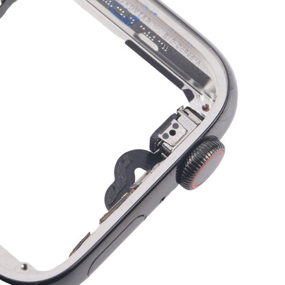For Apple Watch Series 4 44mm LTE Graphite Steel Middle Frame Bezel Plate with Crown Spin Axis Flex Cable - Middle Frame by buy2fix | Online Shopping UK | buy2fix