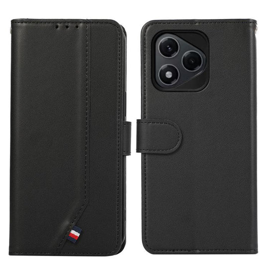 For Honor 400 Lite Global ABEEL Delicate Texture Splicing RFID Leather Phone Case(Black)