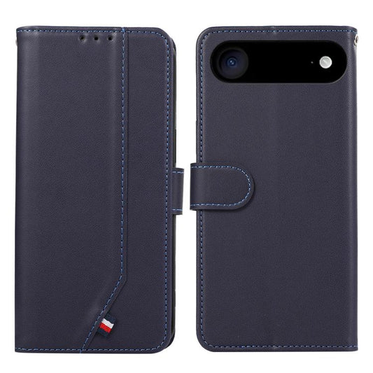 For iPhone Air ABEEL Delicate Texture Splicing RFID Leather Phone Case(Blue) - iPhone Air Cases by buy2fix | Online Shopping UK | buy2fix