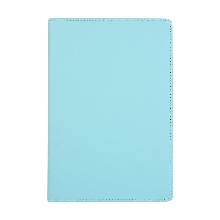 For Samsung Galaxy Tab S8+ / Tab S8 Plus / Tab S7 FE / Tab S7+ / T970 360 Degree Rotation Litchi Texture Flip Leather Case with Holder(Sky Blue) by buy2fix