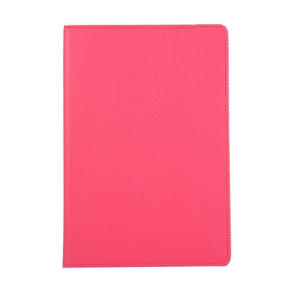 For Samsung Galaxy Tab S8+ / Tab S8 Plus / Tab S7 FE / Tab S7+ / T970 360 Degree Rotation Litchi Texture Flip Leather Case with Holder(Rose Red) by buy2fix