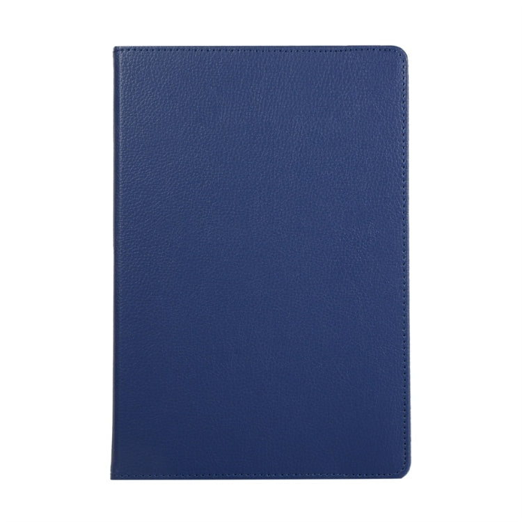 For Samsung Galaxy Tab S8+ / Tab S8 Plus / Tab S7 FE / Tab S7+ / T970 360 Degree Rotation Litchi Texture Flip Leather Case with Holder(Blue) by buy2fix