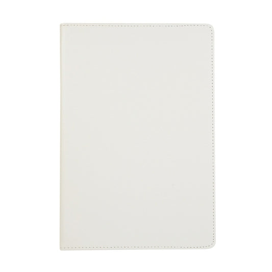 For Samsung Galaxy Tab S8+ / Tab S8 Plus /  Tab S7 FE / Tab S7+ / T970 360 Degree Rotation Litchi Texture Flip Leather Case with Holder(White) - Galaxy Tab S8+ Cases by buy2fix | Online Shopping UK | buy2fix