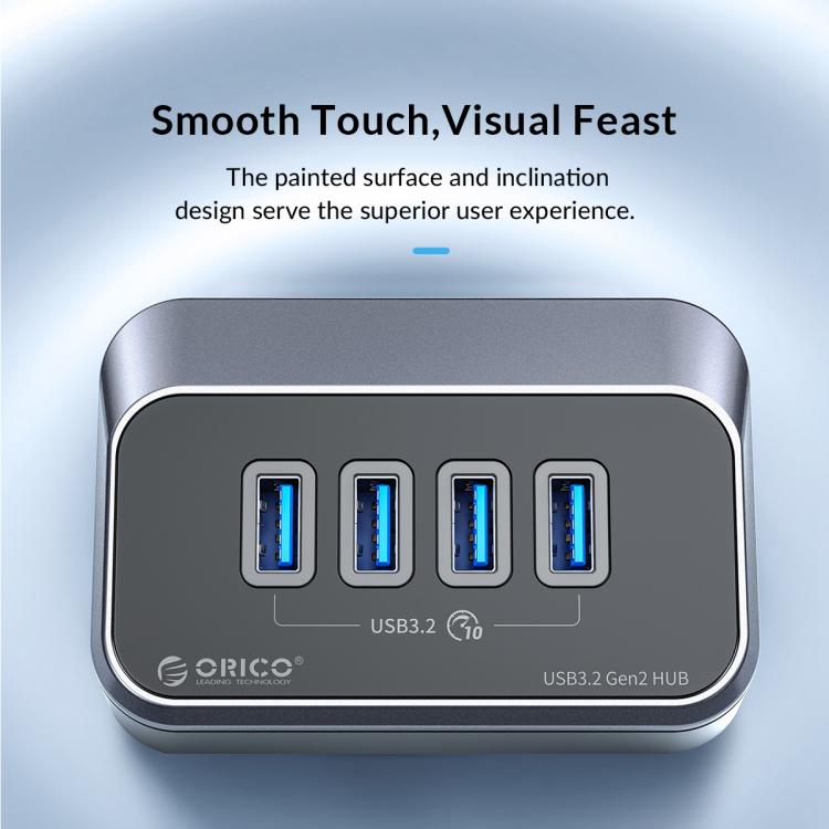 ORICO M32A2C-G2 4 in 1 Type-C to Dual Type-C and Dual USB3.2 Docking Hub(Black) - USB HUB by ORICO | Online Shopping UK | buy2fix